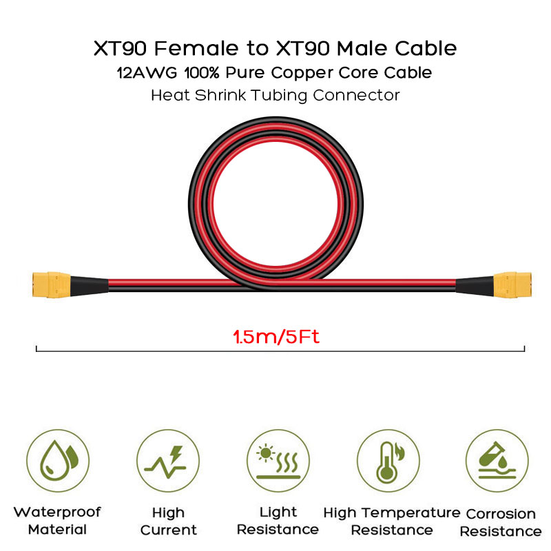Cabo XT90 Macho para XT90 Fême - Outdoor Power Station avaliação e preço