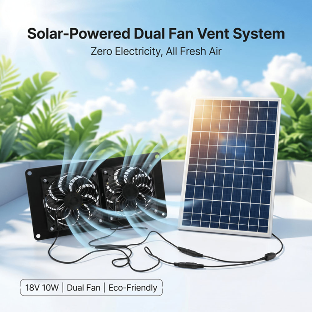 Kit de Ventilação com Ventilad - Solar Panel 200W avaliação e preço