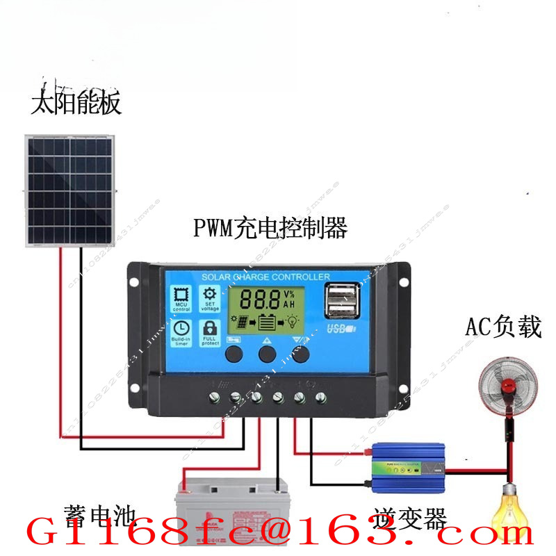 Controlador de Carga Solar PWM - Charge Controller Solar avaliação e preço