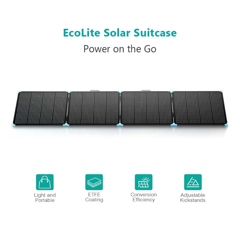 Painel solar dobrável de alta  - Solar Panel 200W avaliação e preço