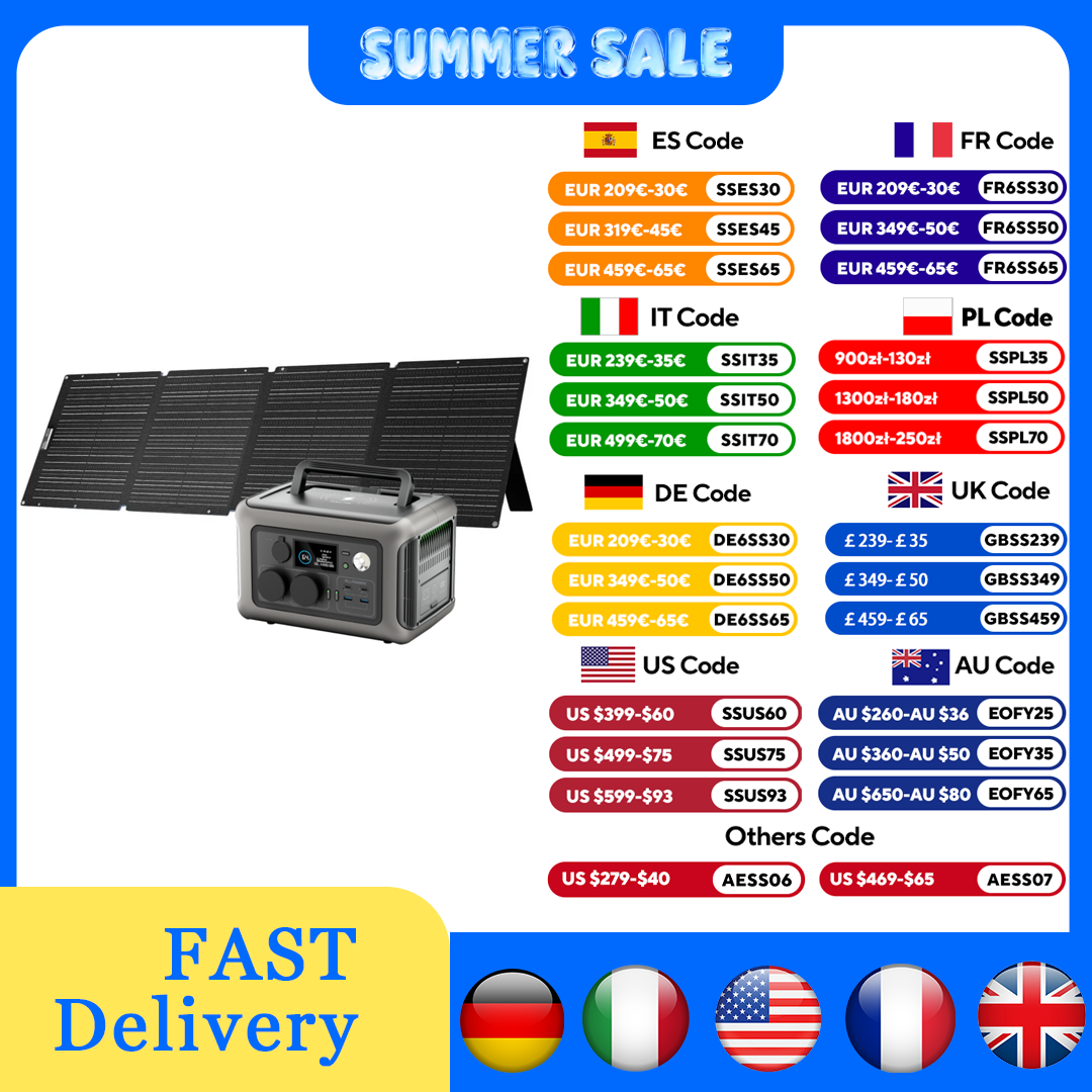 Estação de energia ALLPOWERS R - Solar Panel 200W avaliação e preço